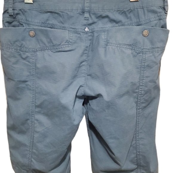 Prana Bermuda Light Blue Hiking Shorts - Picture 3 of 9